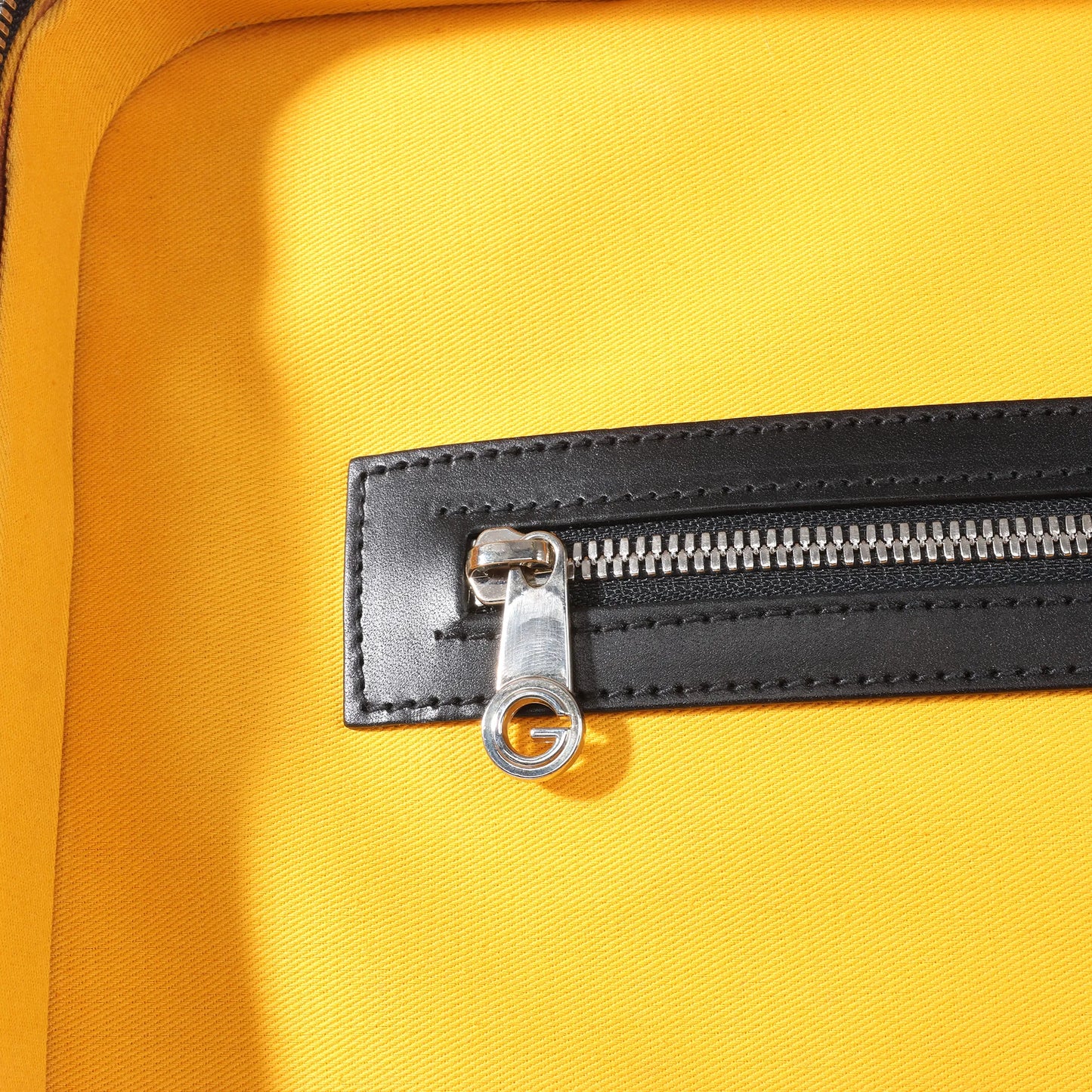 Goyard Trolle PM PVC x Leather Travel Bag in Brown