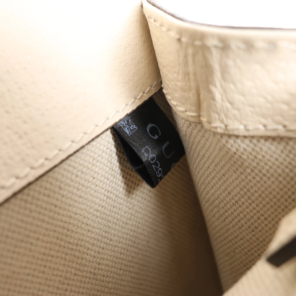 Gucci Dionysus Small Leather Crossbody Bag in Beige