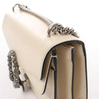 Gucci Dionysus Small Leather Crossbody Bag in Beige