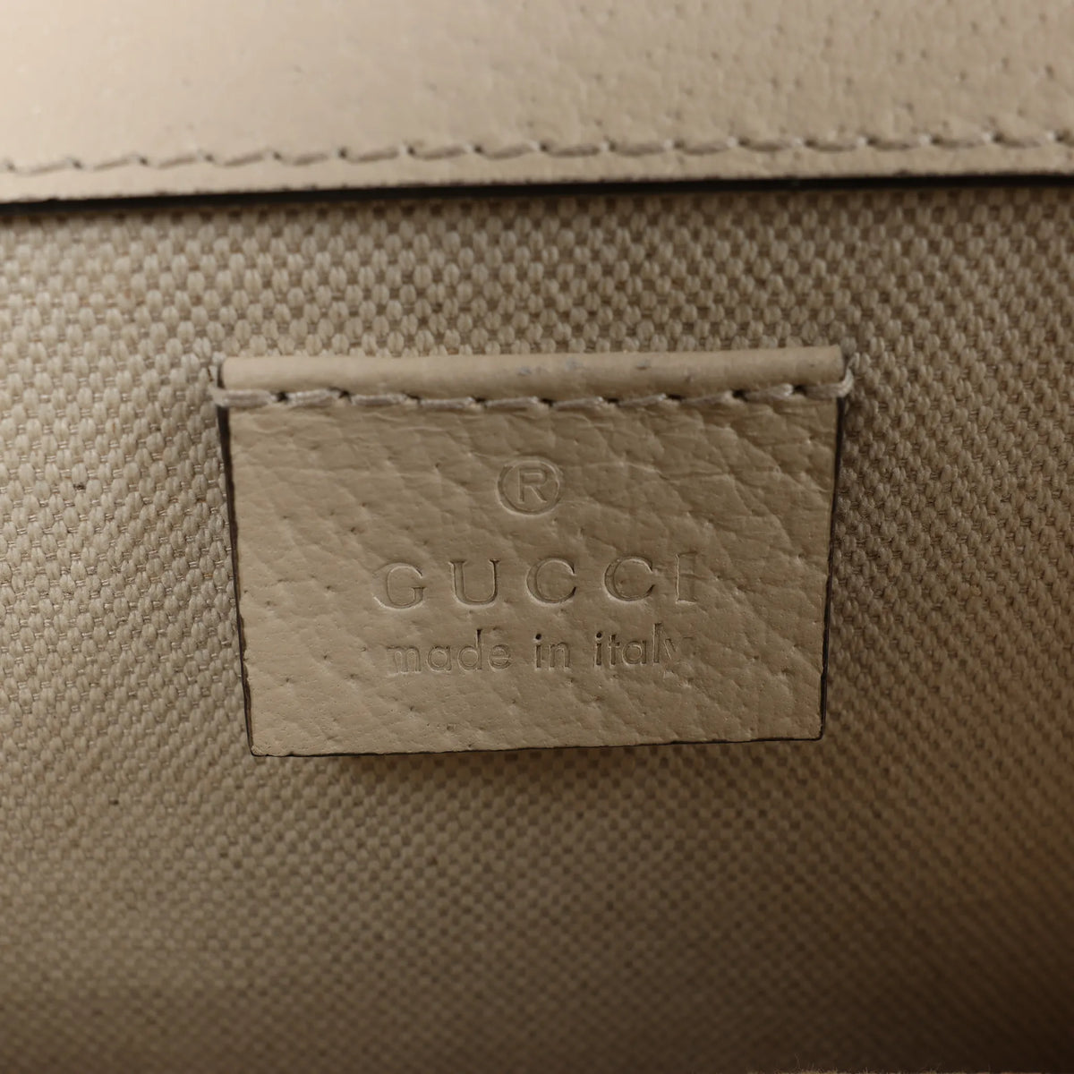 Gucci Dionysus Small Leather Crossbody Bag in Beige