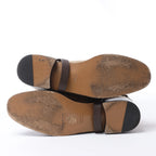 Gucci GG Canvas & Leather Long Boots in Brown 674673, Size EU 37.5