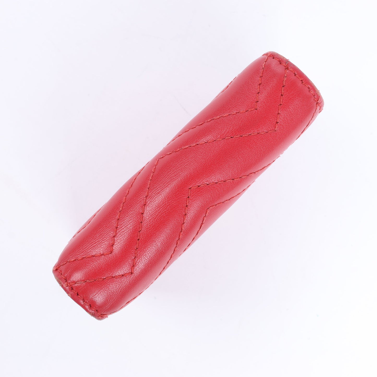 Gucci GG Marmont 466492 Leather Compact Wallet Red