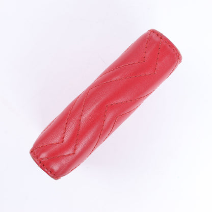 Gucci GG Marmont 466492 Leather Compact Wallet Red