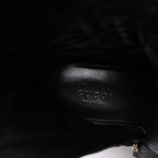 Gucci GG Marmont Leather Ankle Boots in Black 628855, Size EU 36.5
