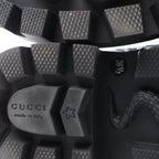 Gucci GG Marmont Leather Ankle Boots in Black 628855, Size EU 36.5