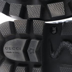 Gucci GG Marmont Leather Ankle Boots in Black 628855, Size EU 36.5