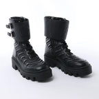 Gucci GG Marmont Leather Ankle Boots in Black 628855, Size EU 36.5