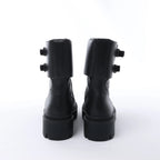 Gucci GG Marmont Leather Ankle Boots in Black 628855, Size EU 36.5