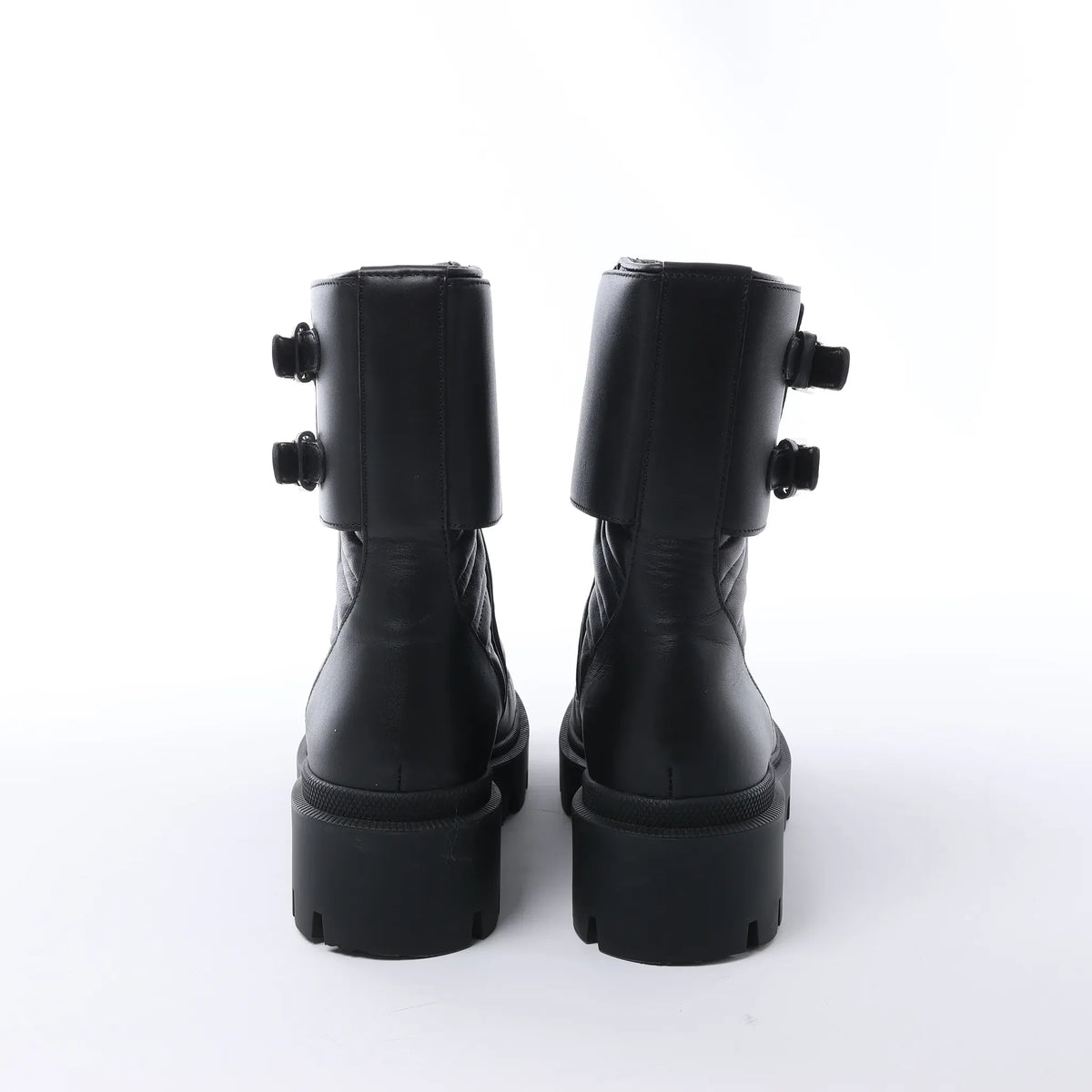 Gucci GG Marmont Leather Ankle Boots in Black 628855, Size EU 36.5