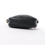 Gucci GG Marmont Leather Crossbody Bag in Black