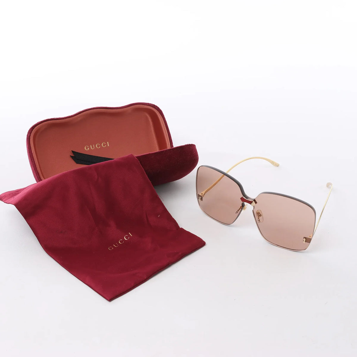 Gucci GG0352S 002 Sunglasses in Brown