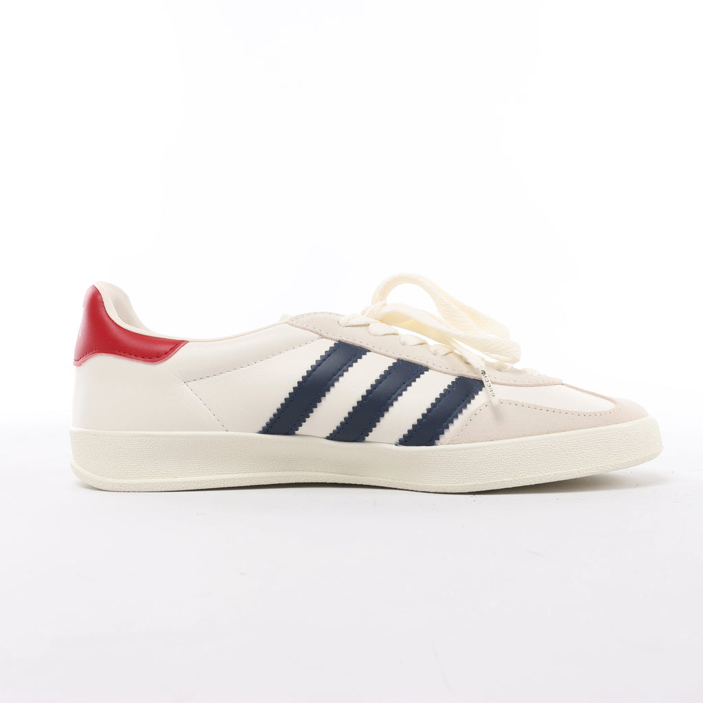 Gucci x Adidas Gazelle Leather Sneakers in White HQ8849, Size EU 40