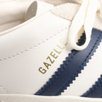 Gucci x Adidas Gazelle Leather Sneakers in White HQ8849, Size 43 EU