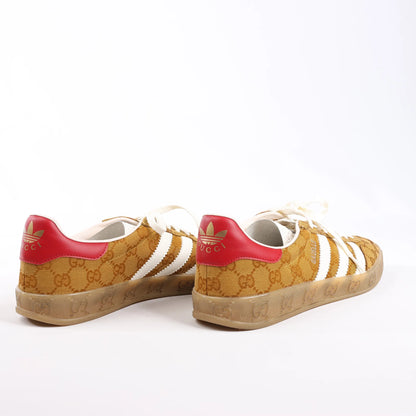 Gucci x Adidas Gazelle GG Canvas Sneakers in Brown HQ8850, Size 43 EU