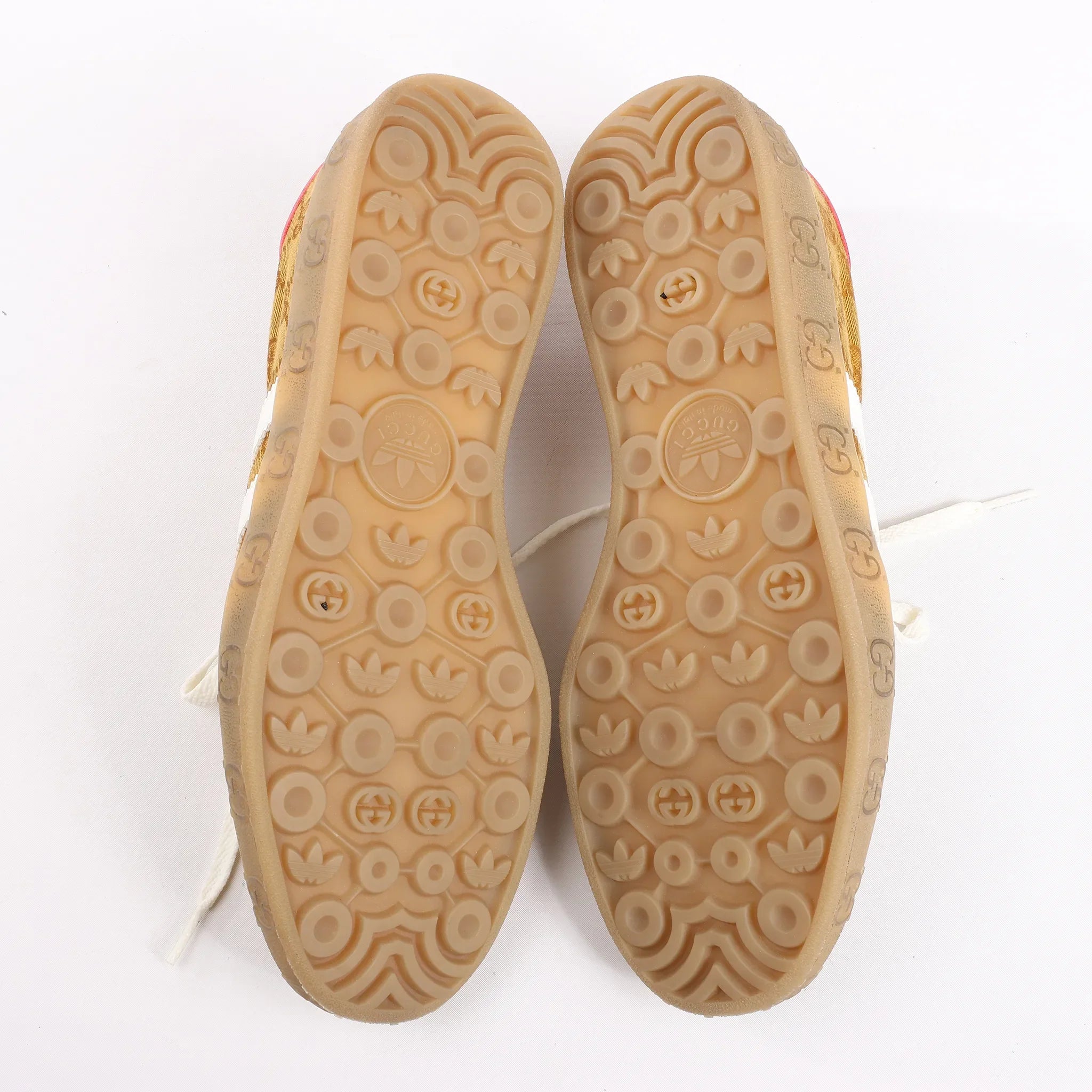 Gucci x Adidas Gazelle GG Canvas Sneakers in Brown HQ8850, Size 43 EU