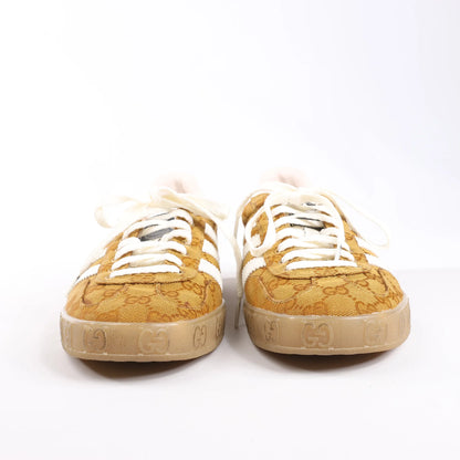 Gucci x Adidas Gazelle GG Canvas Sneakers in Brown HQ8850, Size 43 EU