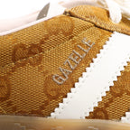 Gucci x Adidas Gazelle GG Canvas Sneakers in Brown HQ8850, Size 43 EU