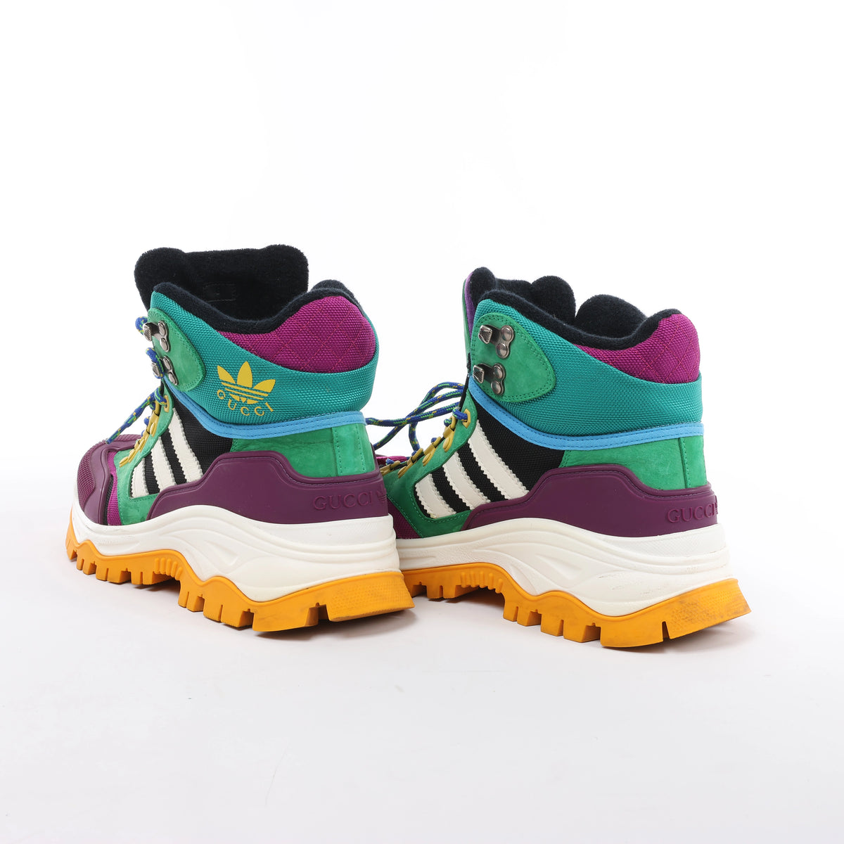 Zapatillas de piel Gucci x Adidas Gazelle en blanco HQ8849, talla 43 EU