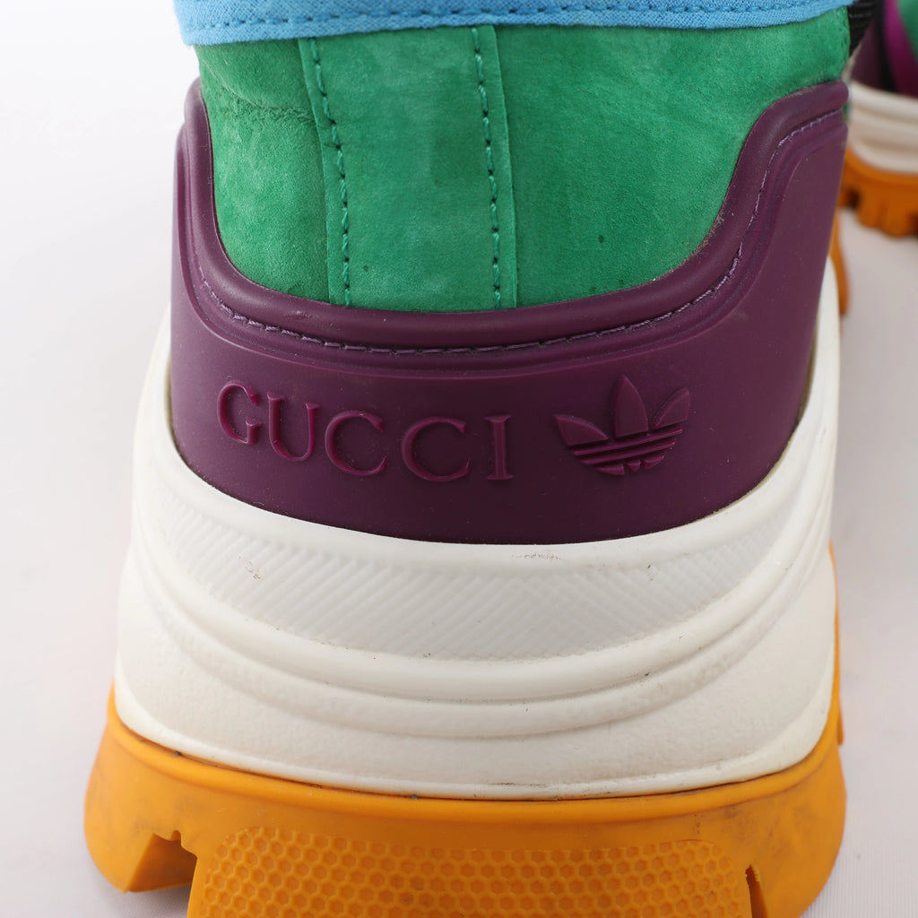 Zapatillas de piel Gucci x Adidas Gazelle en blanco HQ8849, talla 43 EU