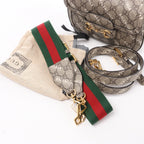Bolso cruzado Gucci GG Marmont de piel en negro