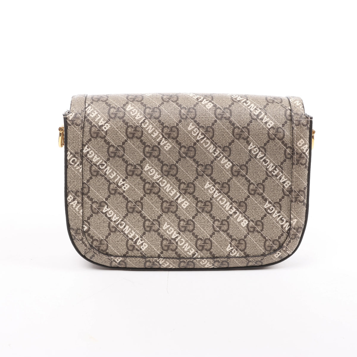 Gucci x Balenciaga Horsebit 1955 PVC 2Way Crossbody Bag in Beige 658574