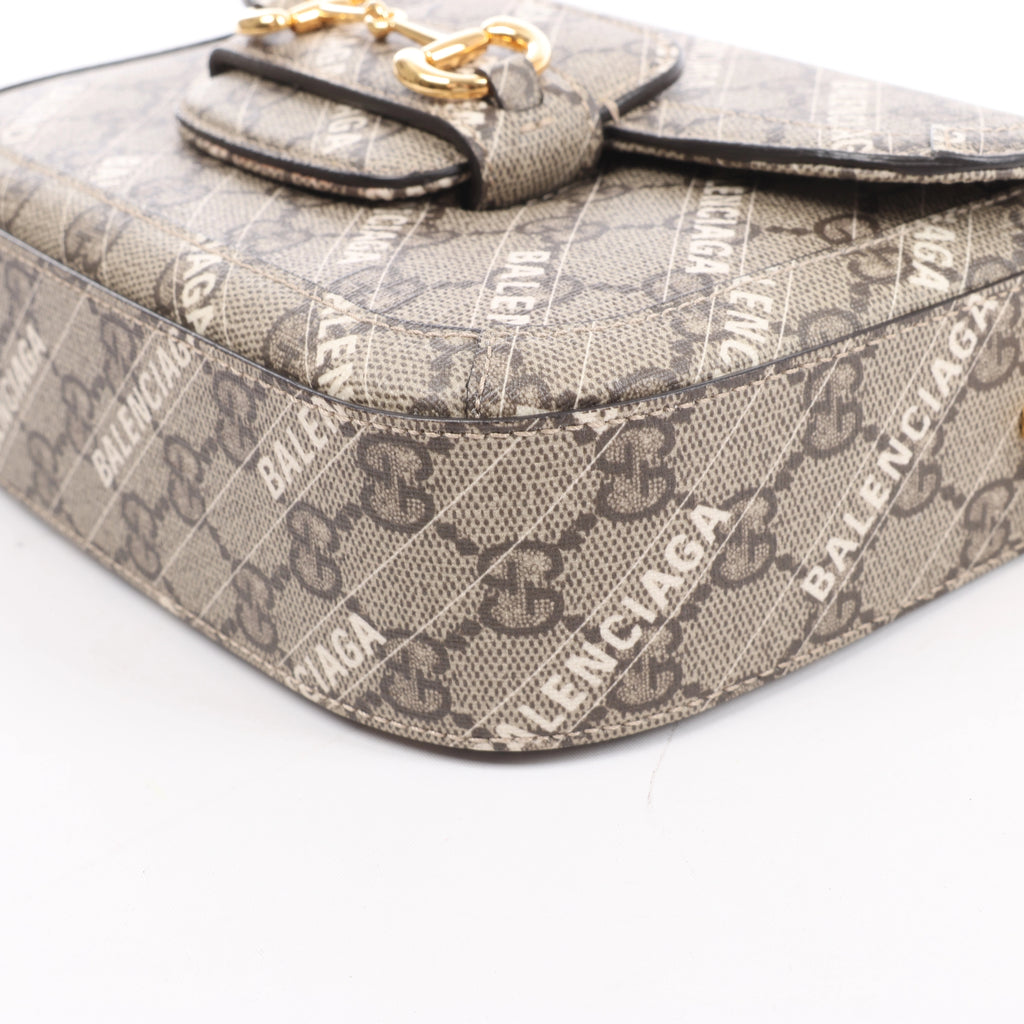 Bolso cruzado Gucci GG Marmont de piel en negro