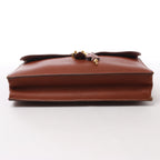 HERMES Sac à Dépêches 38 Briefcase Handbag in Brown