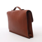 HERMES Sac à Dépêches 38 Briefcase Handbag in Brown