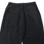 Helmut Lang Cotton x Linen Wide Leg Pants in Black, Size L