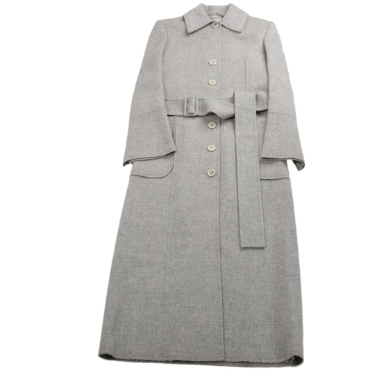 Manteau en laine double face Helmut Lang gris, taille XS