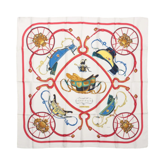 Hermès Carré 90 "SPRINGS" 100% Silk Scarf