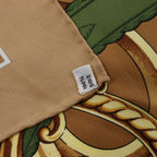 Hermès Carré 90 "Profilé" Silk handkerchief in Brown