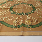 Hermès Carré 90 "Profilé" Silk handkerchief in Brown