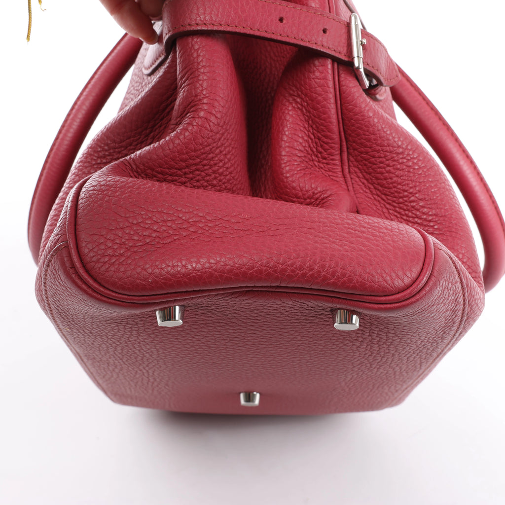 Hermès Atlas 35 Taurillon Clemence Handbag in Bois de Rose □N:2010