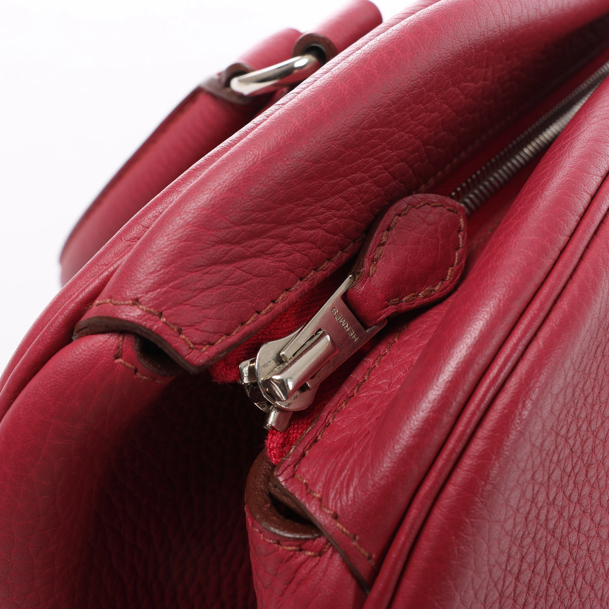 Hermès Atlas 35 Taurillon Clemence Handbag in Bois de Rose □N:2010