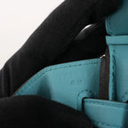 HERMES Birkin 25 Le Tournay Veau Swift Azul Bolso Saint-Cyr X: 2016