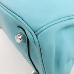 HERMES Birkin 25 Le Tournay Veau Swift Azul Bolso Saint-Cyr X: 2016