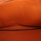 HERMES Birkin 30  Le Tournay Togo Handbag in Orange □N:2010
