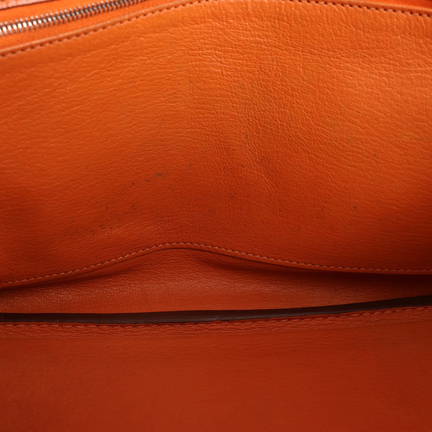 HERMES Birkin 30  Le Tournay Togo Handbag in Orange □N:2010