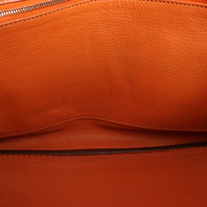 HERMES Birkin 30  Le Tournay Togo Handbag in Orange □N:2010