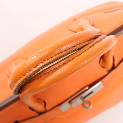 HERMES Birkin 30  Le Tournay Togo Handbag in Orange □N:2010