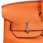 HERMES Birkin 30  Le Tournay Togo Handbag in Orange □N:2010