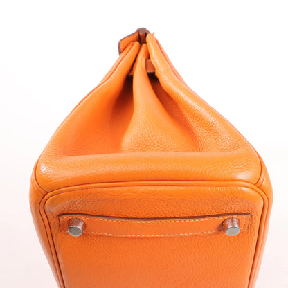 HERMES Birkin 30  Le Tournay Togo Handbag in Orange □N:2010