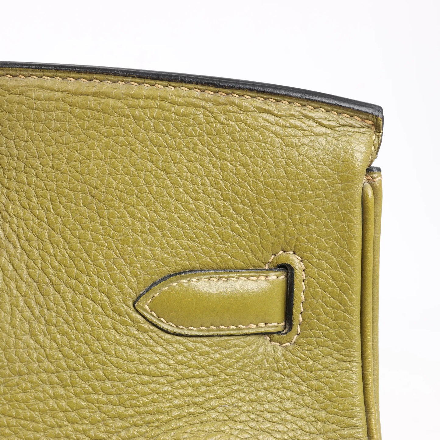 HERMES Birkin 35 Le Tournay Taurillon Clemence in Anise Green □J: 2006