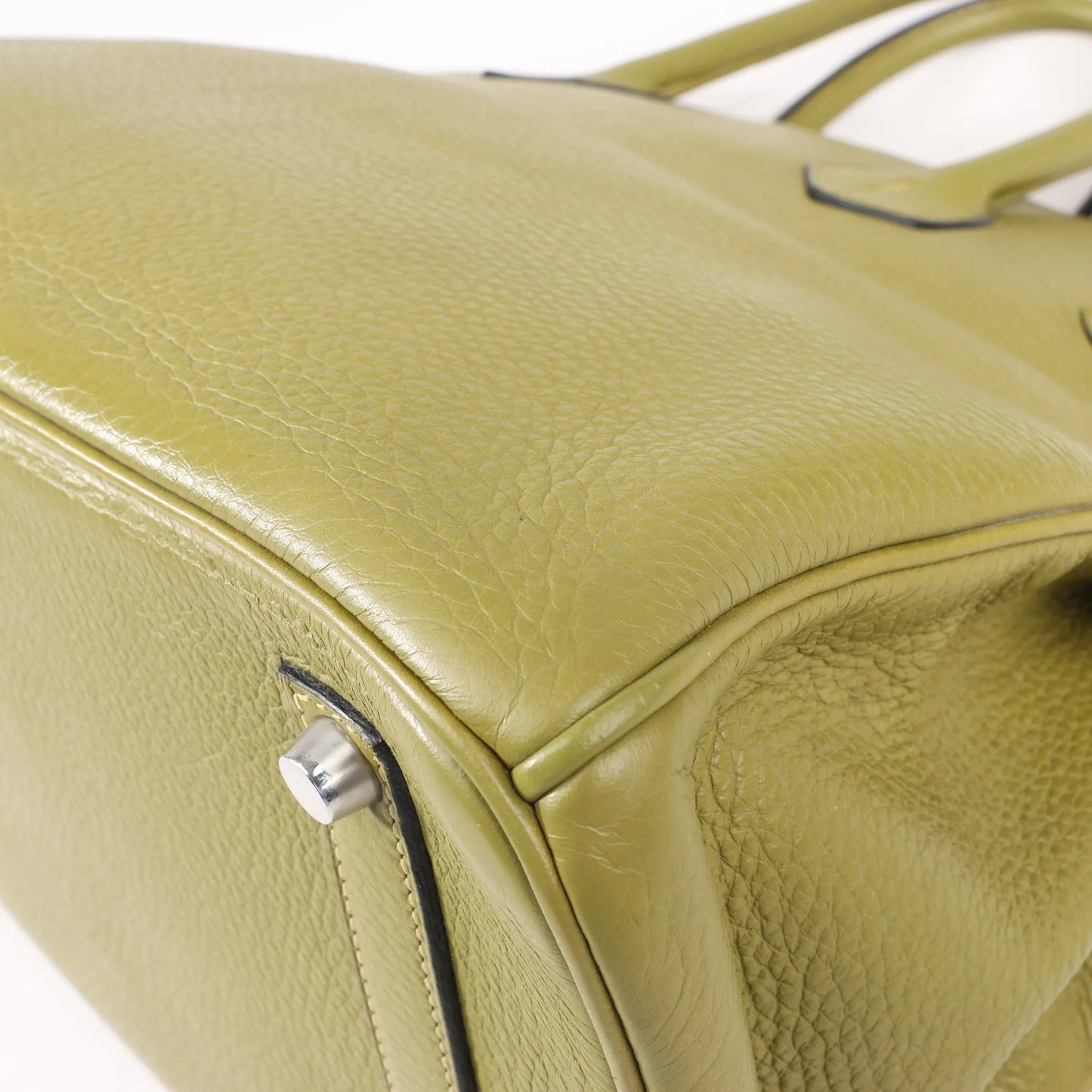 HERMES Birkin 35 Le Tournay Taurillon Clemence in Anise Green □J: 2006