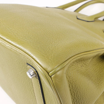 HERMES Birkin 35 Le Tournay Taurillon Clemence in Anise Green □J: 2006