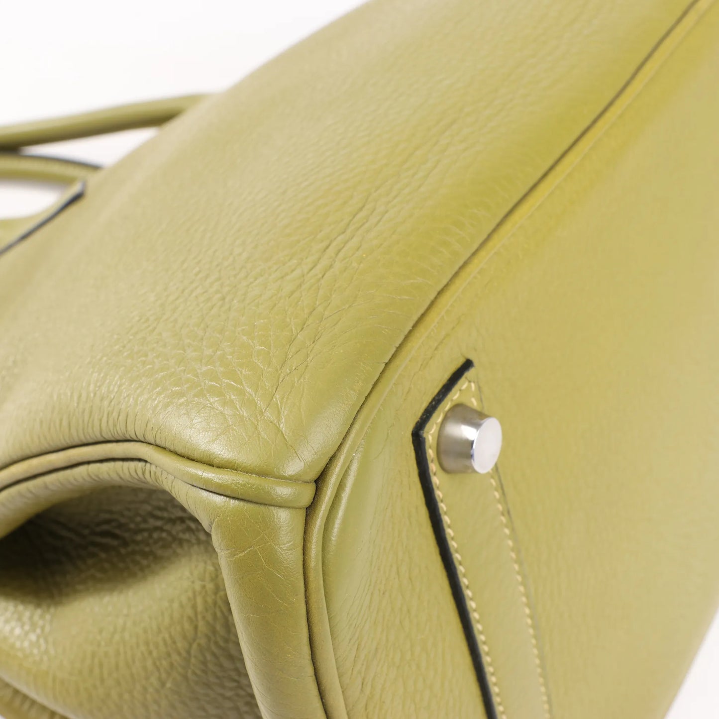 HERMES Birkin 35 Le Tournay Taurillon Clemence in Anise Green □J: 2006