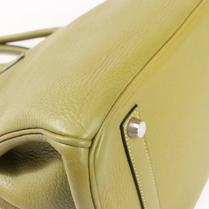 HERMES Birkin 35 Le Tournay Taurillon Clemence in Anise Green □J: 2006