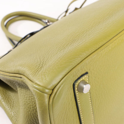 HERMES Birkin 35 Le Tournay Taurillon Clemence in Anise Green □J: 2006
