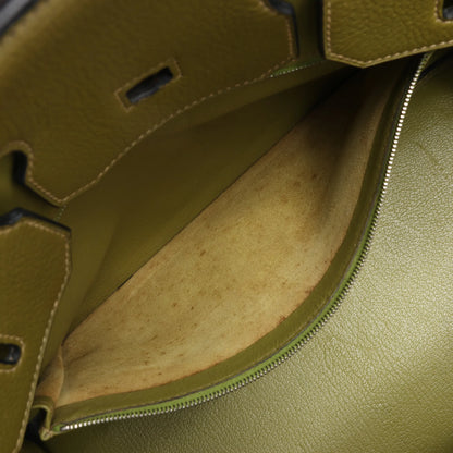 HERMES Birkin 35 Le Tournay Taurillon Clemence in Anise Green □J: 2006